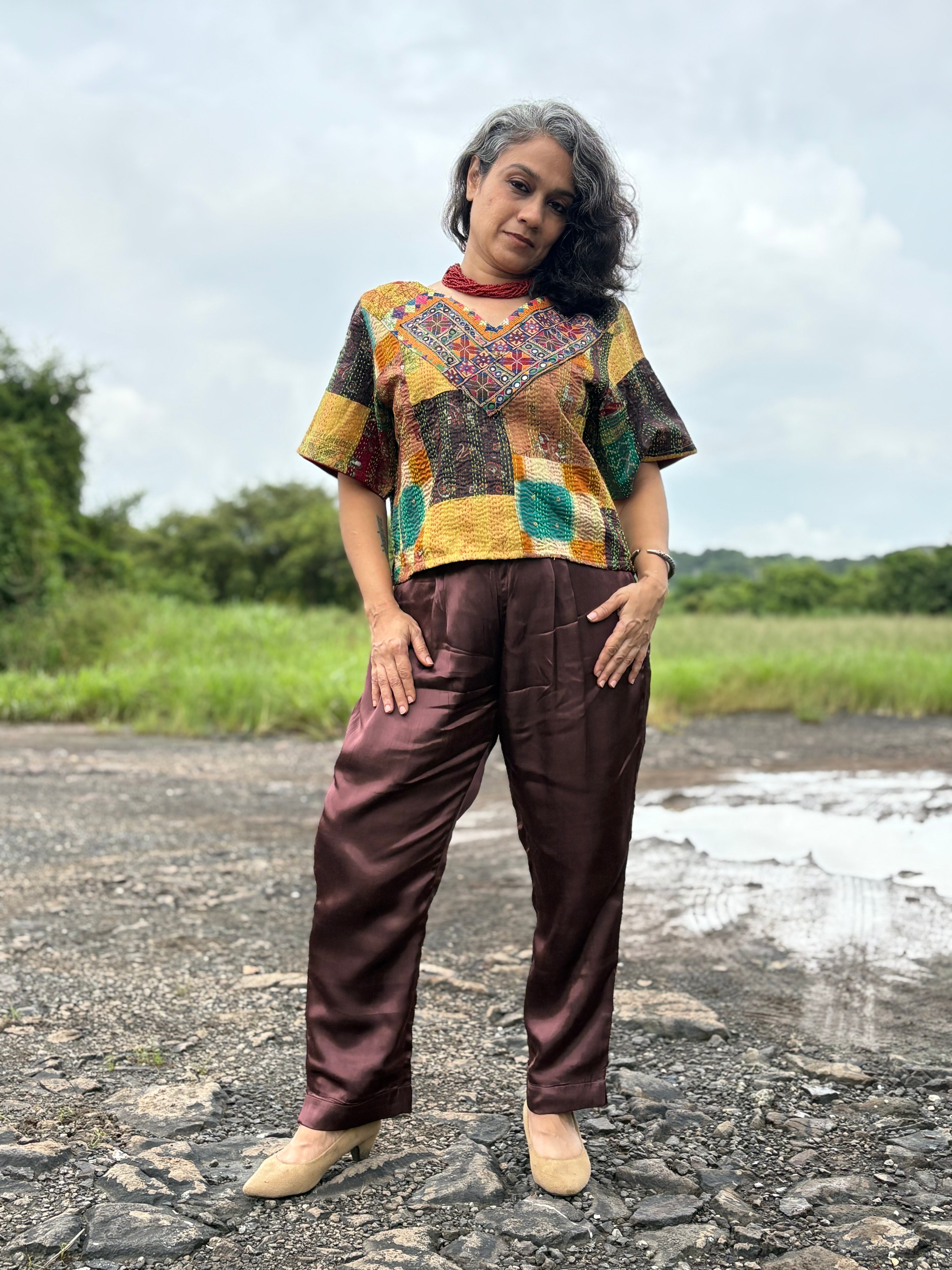 Bhura Kantha Coord Set