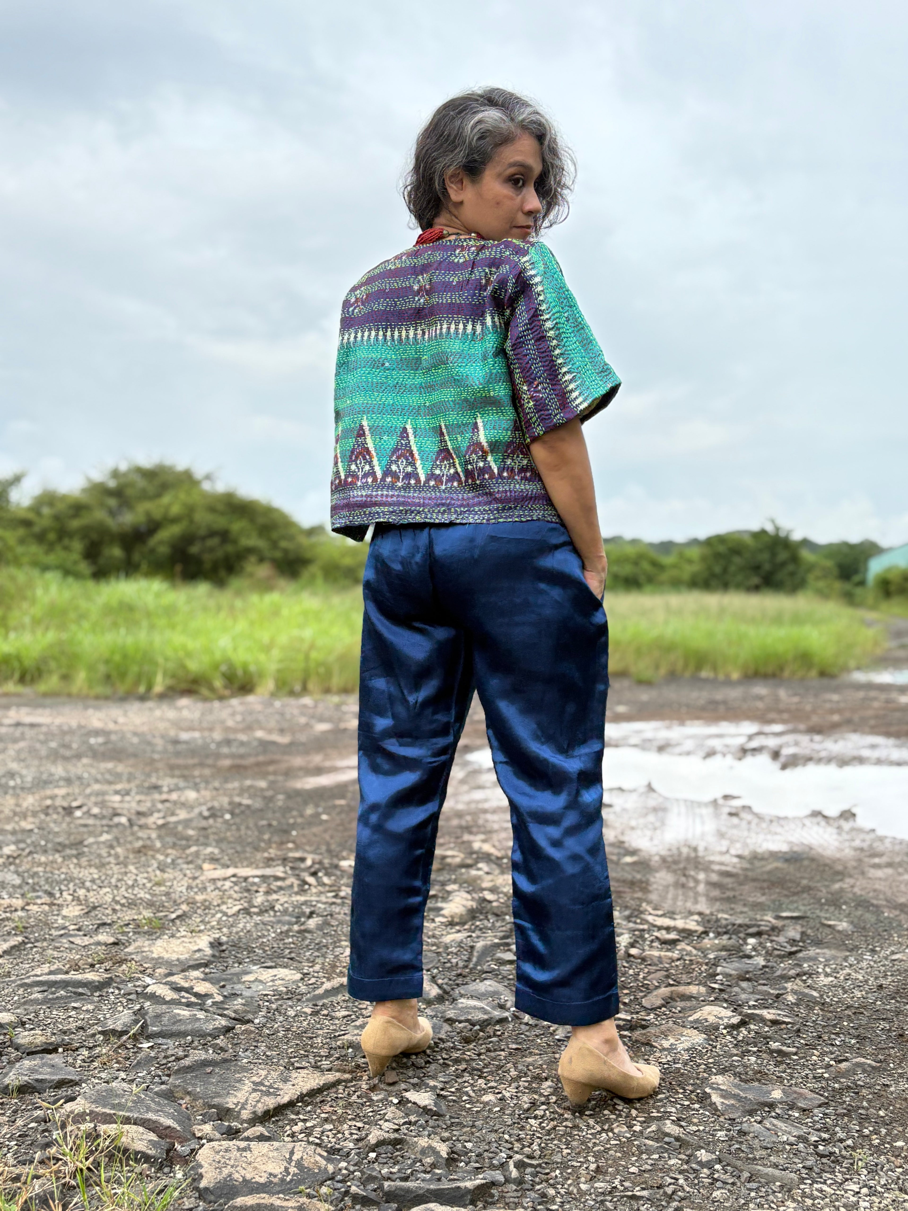 Temple Kantha Coord Set