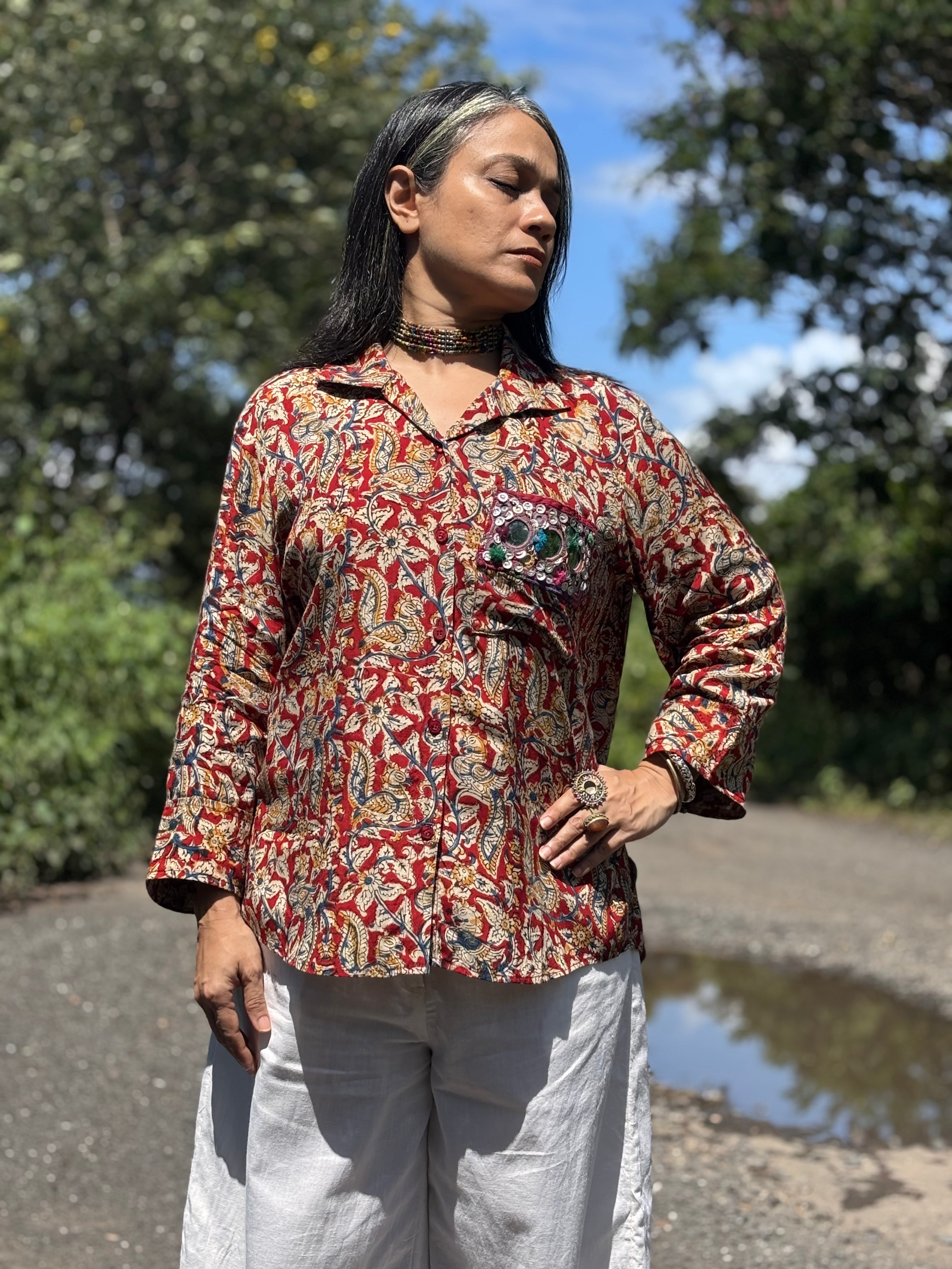 Sitara  Kalamkari Shirt