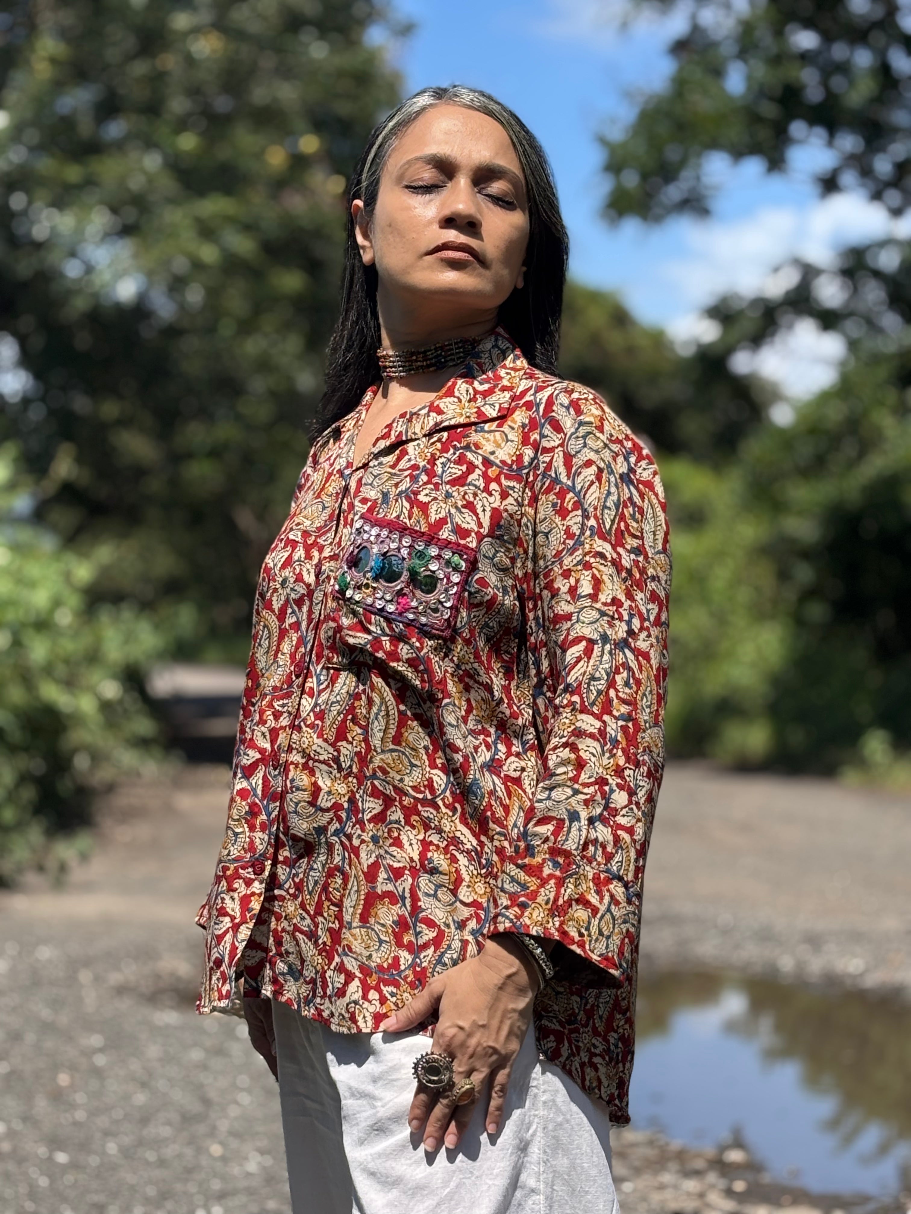 Sitara  Kalamkari Shirt