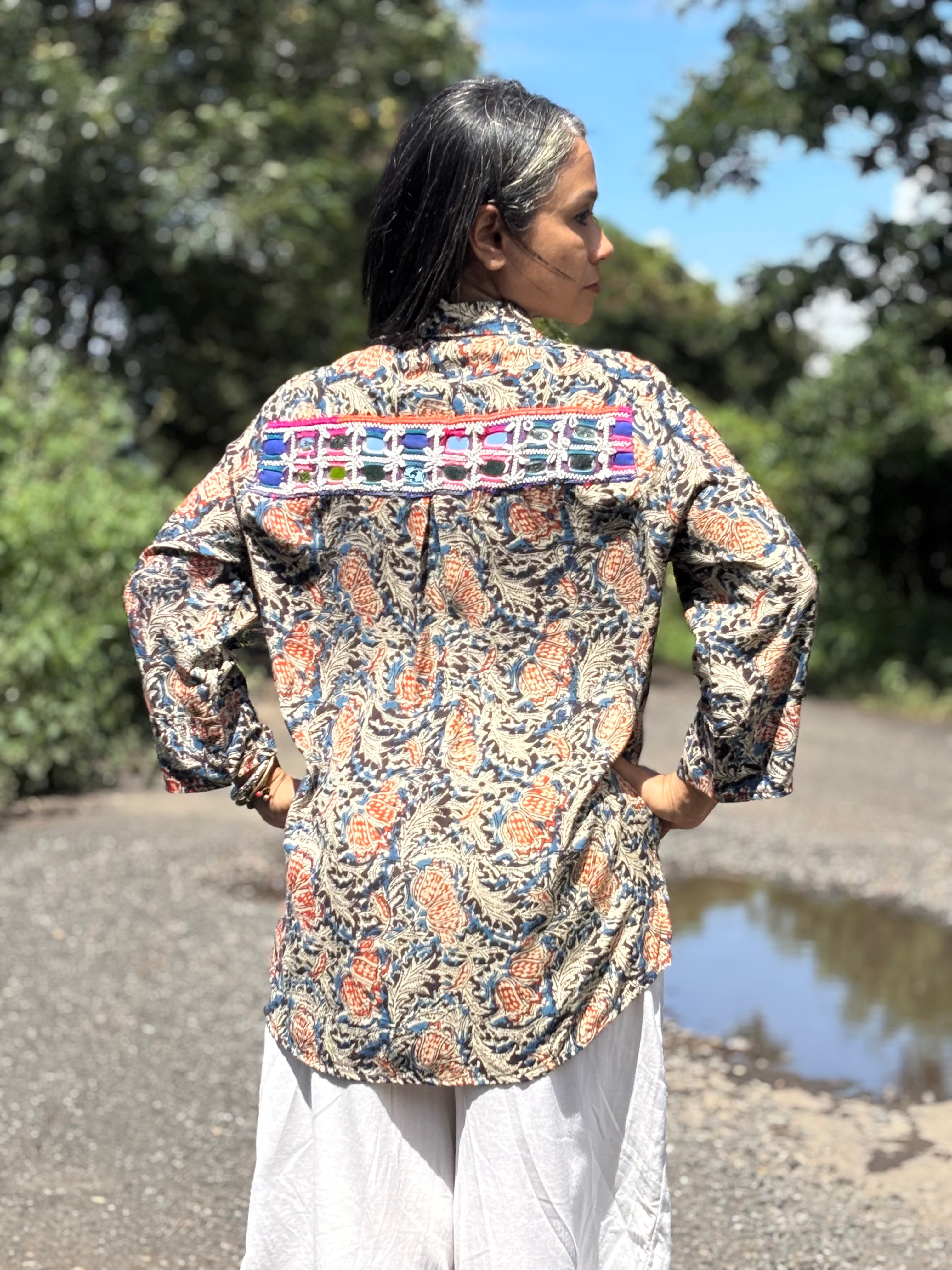 Man Mauji Kalamkari Shirt