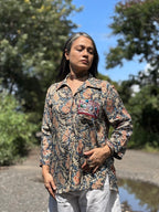 Man Mauji Kalamkari Shirt