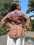 Neeli Gulabi  Kalamkari Shirt