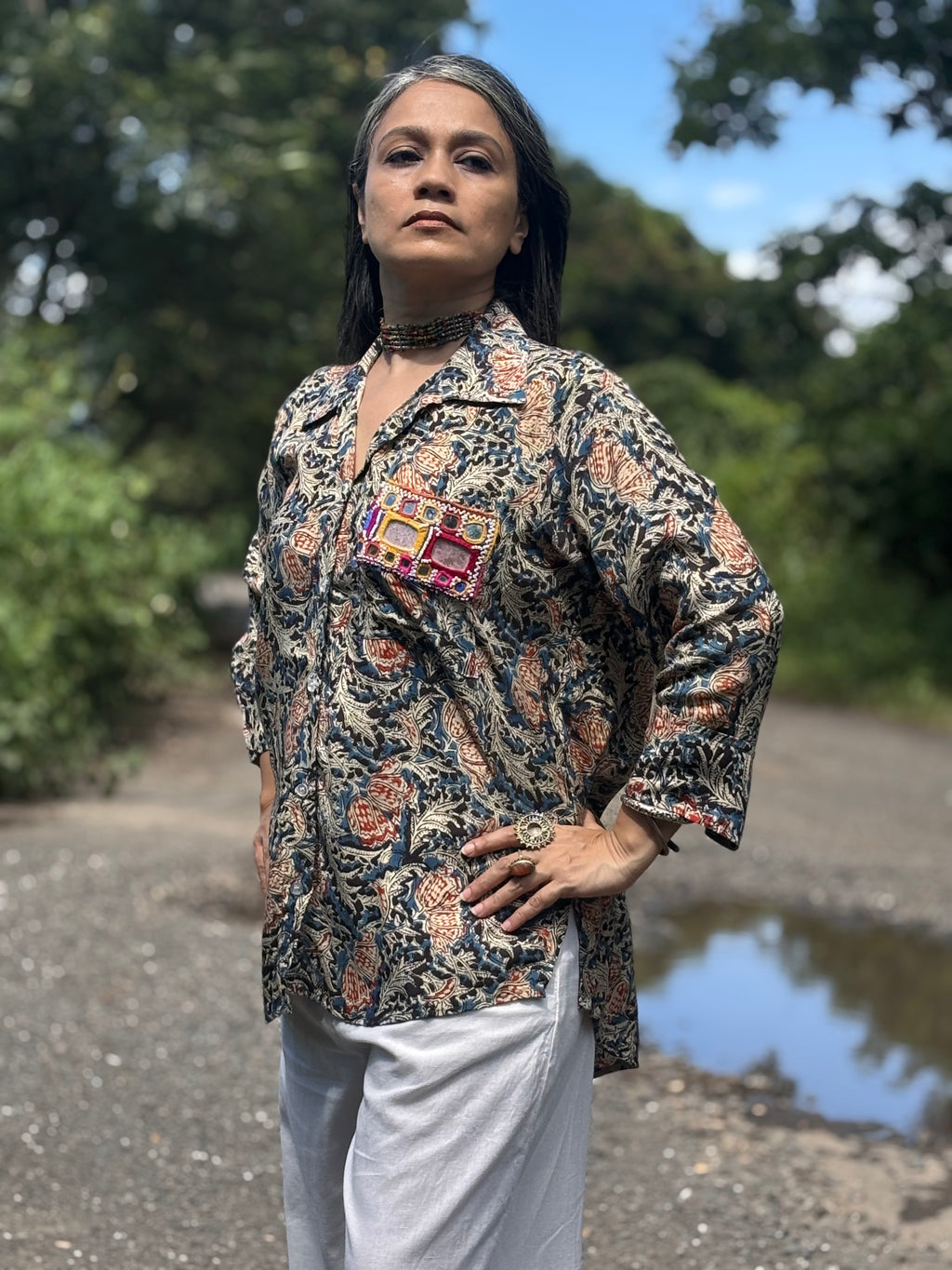 Aayat Kalamkari Shirt