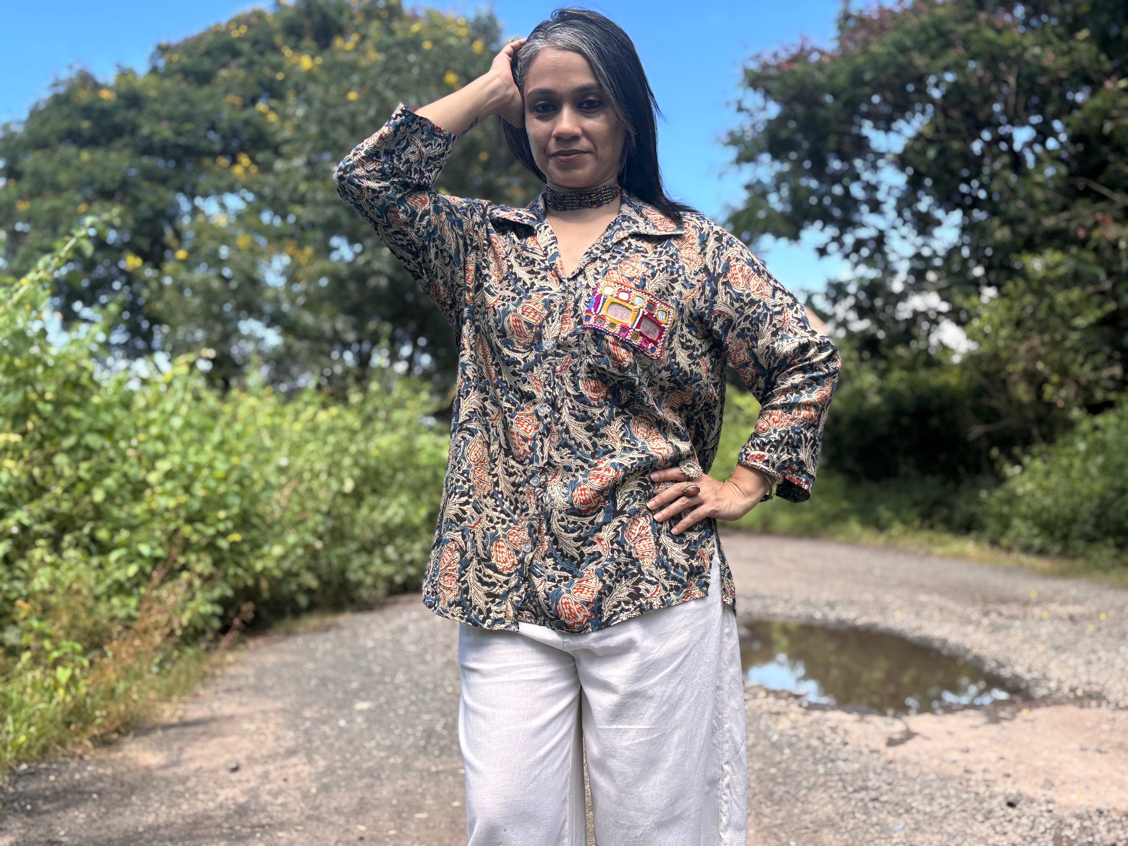 Aayat Kalamkari Shirt