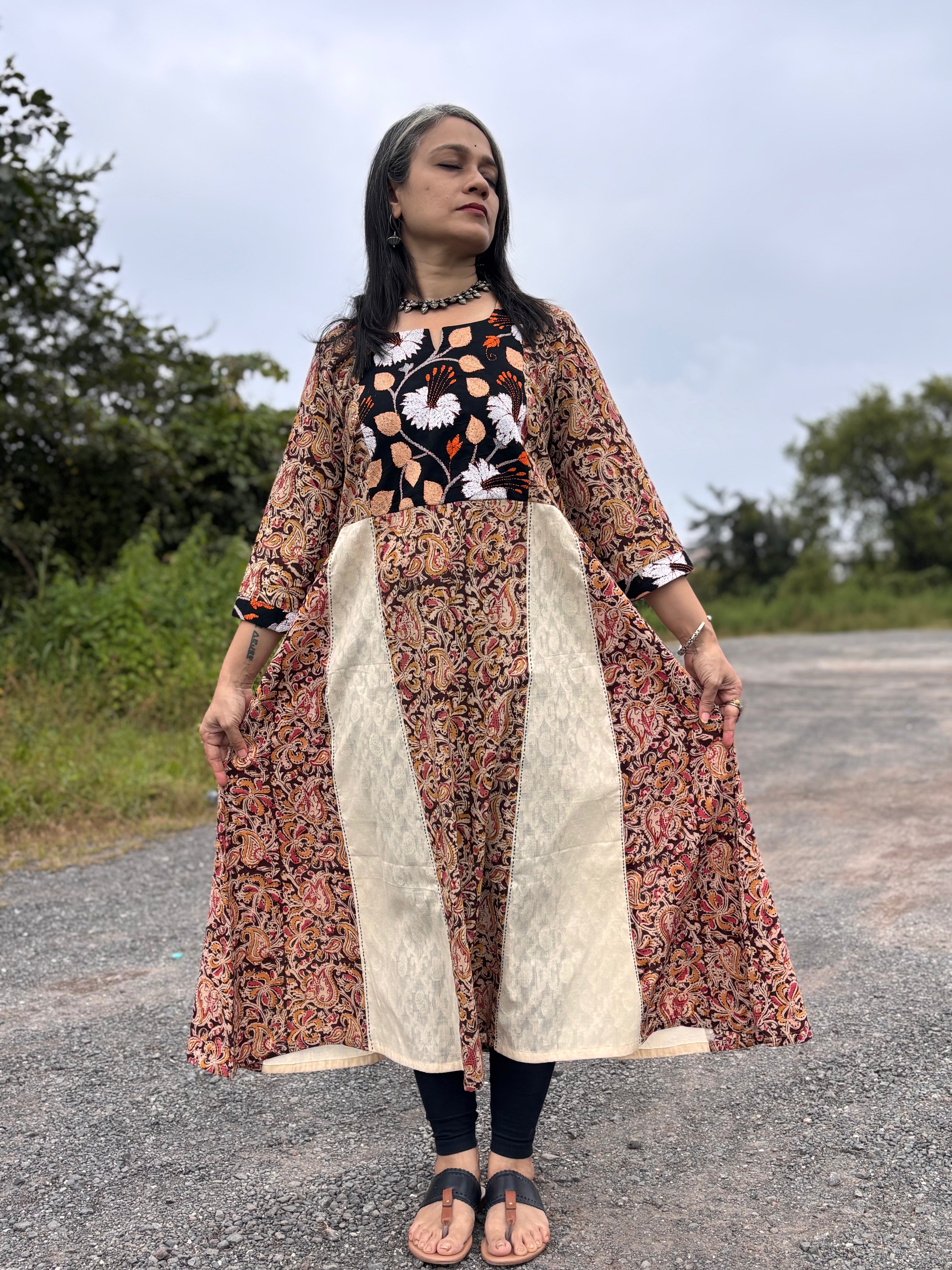 Shyama Kalamkari kurta