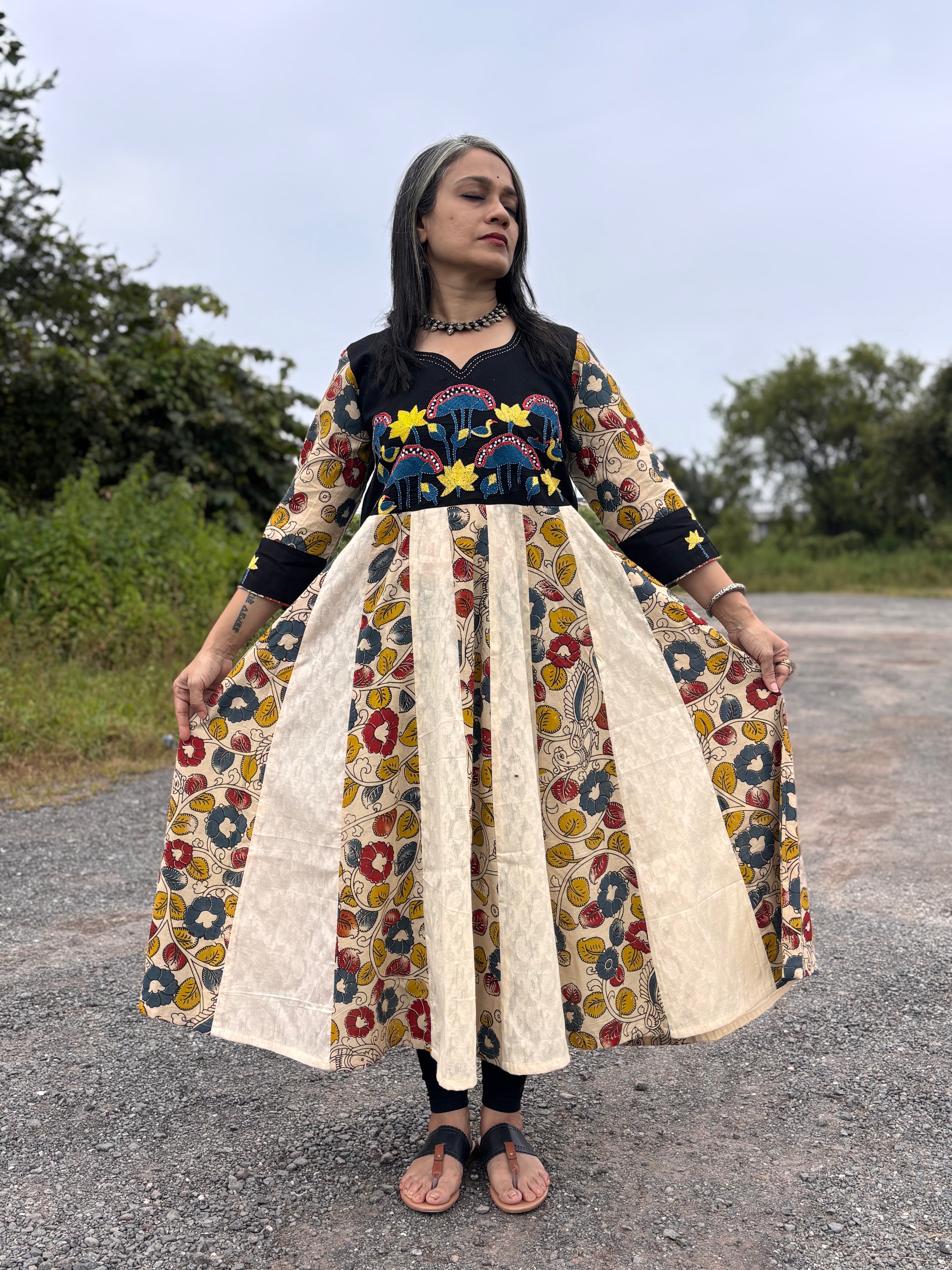 Nirmala Kalamkari Kurta