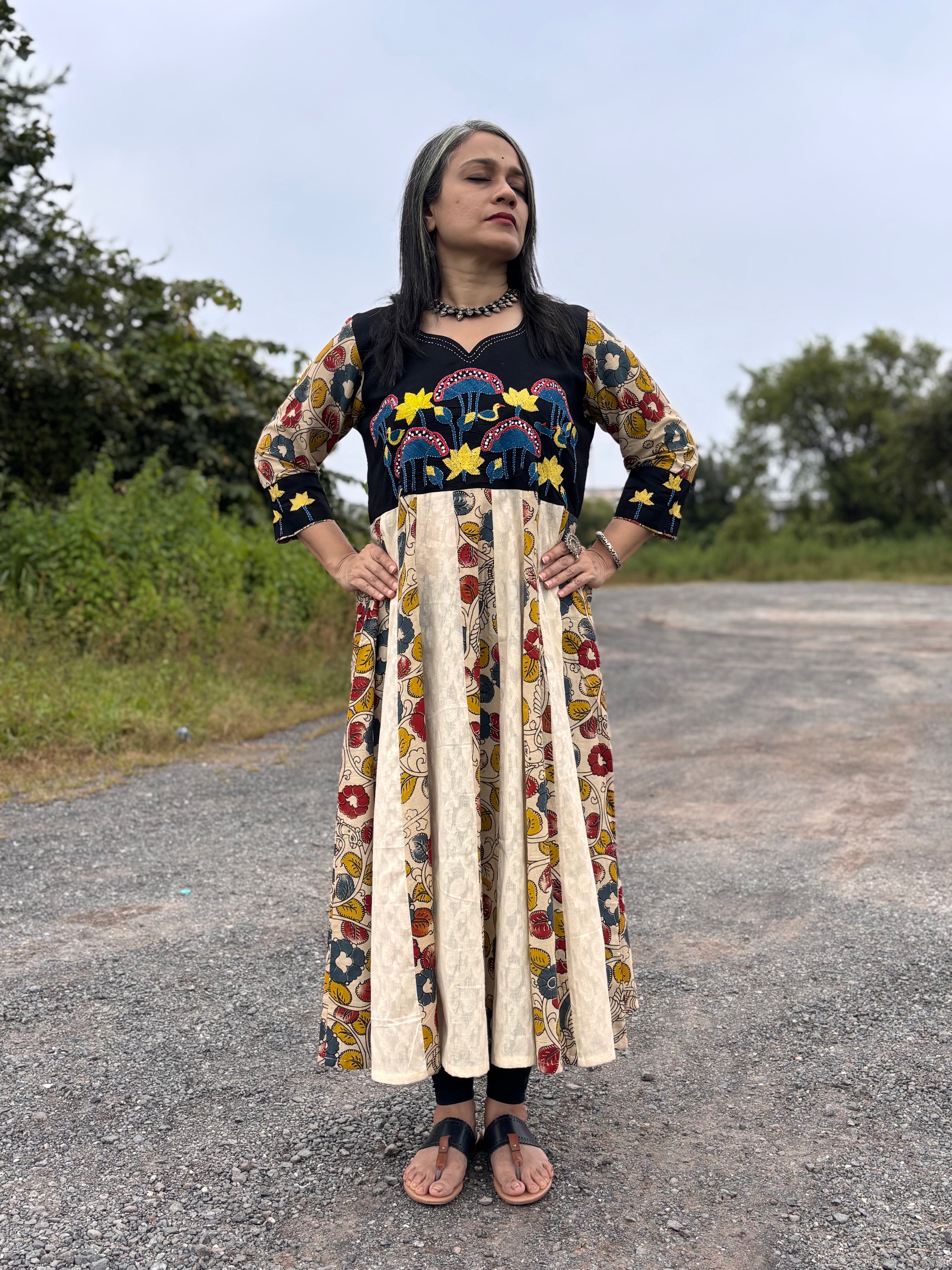 Nirmala Kalamkari Kurta