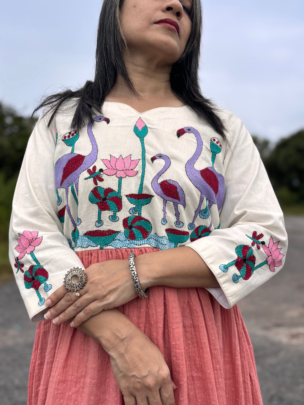 Pakshi Kantha Dress