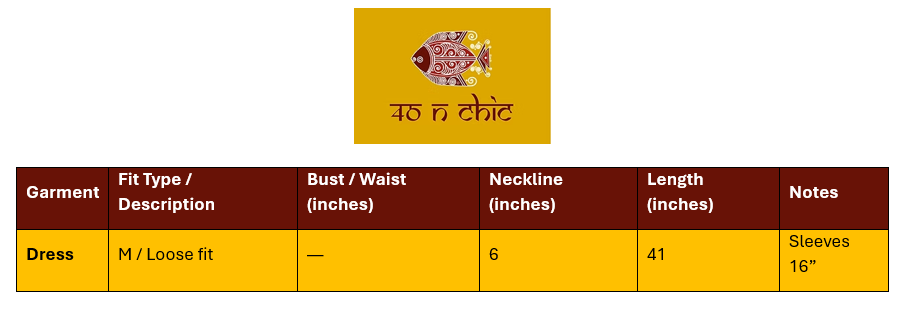 Size Info
