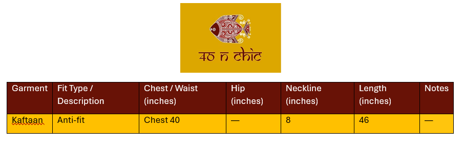 Size Info