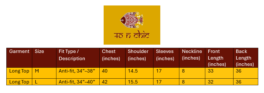 Size Info