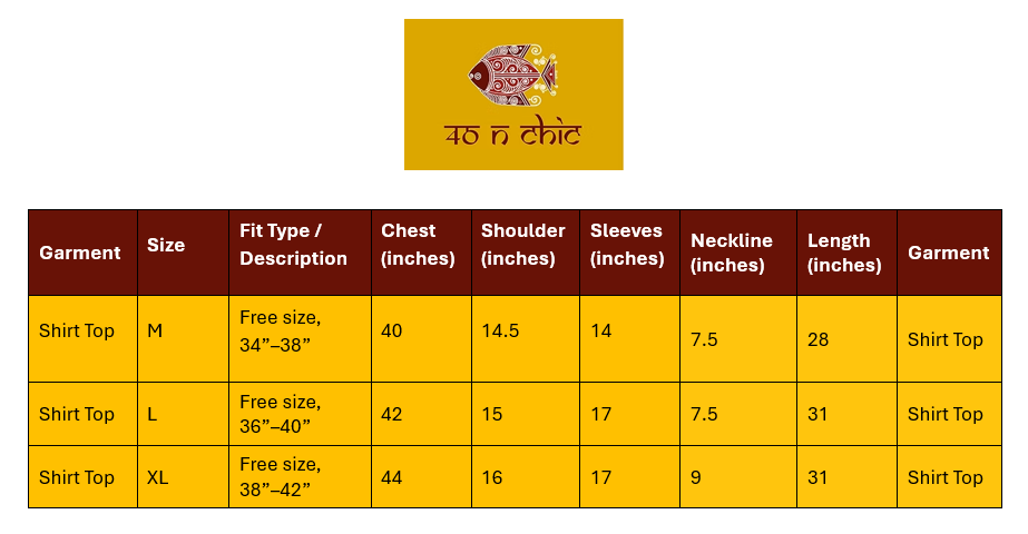 Size Info