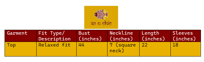 Size Info