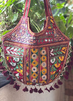 Desi Boho Patchwork Tote Bags