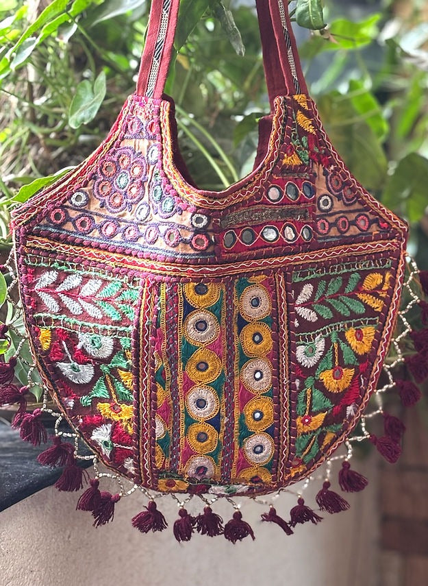 Desi Boho Patchwork Tote Bags