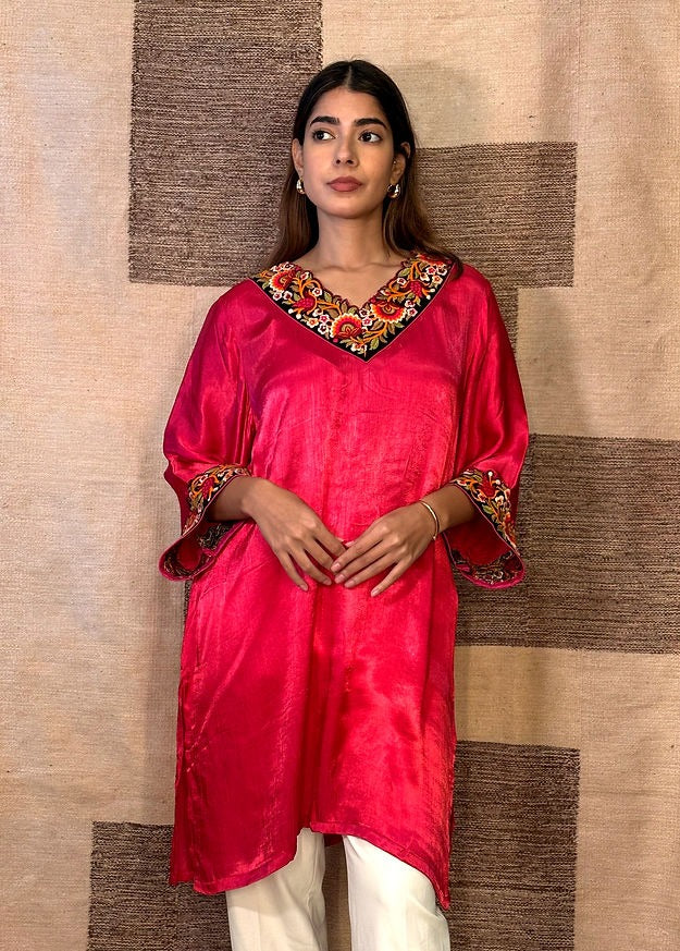 The Hot Pink Long Top