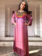 Pink and Yellow Cocktail Dress