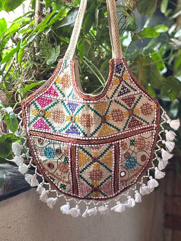 Desi Boho Patchwork Tote Bags