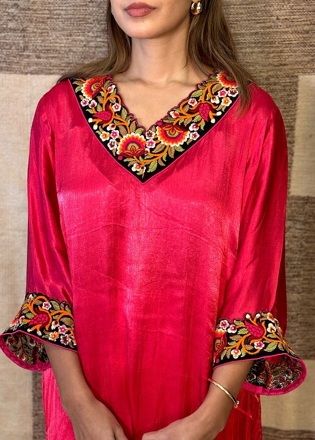 The Hot Pink Long Top