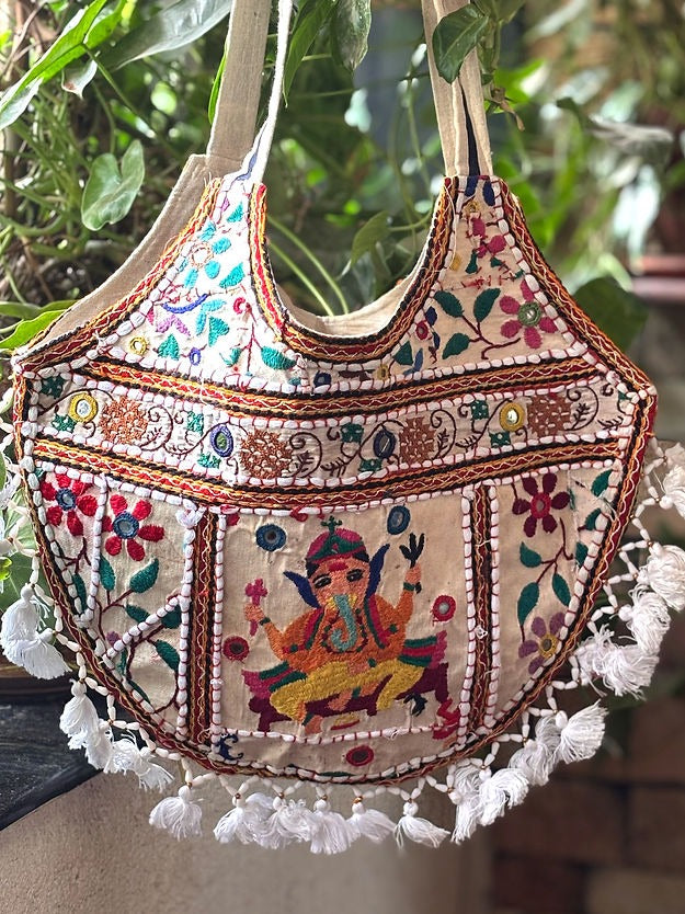 Desi Boho Patchwork Tote Bags