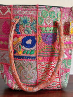 Khambadiya Patchwork Tote Bags