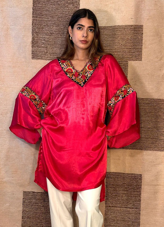 The Hot Pink Long Top