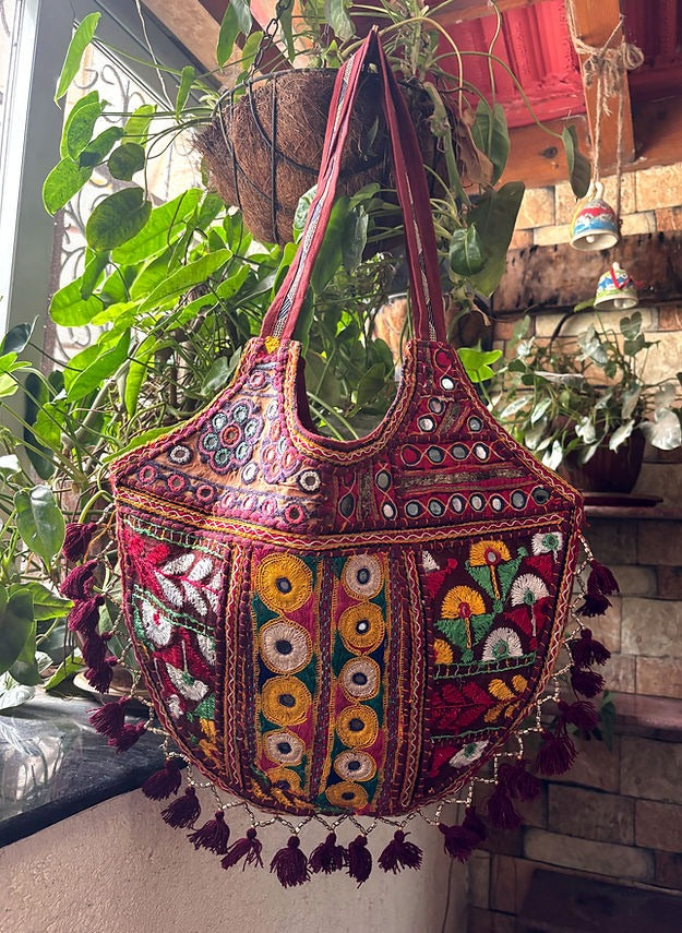 Desi Boho Patchwork Tote Bags
