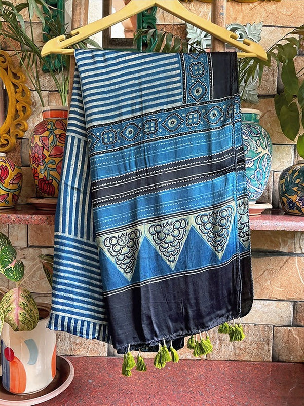 Ajrak Handblock Printed Stole
