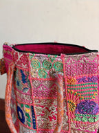 Khambadiya Patchwork Tote Bags