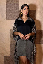 Ajrak Black Kaftaan