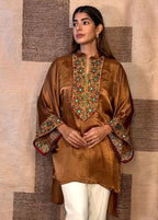 The Earthy Brown Long Top