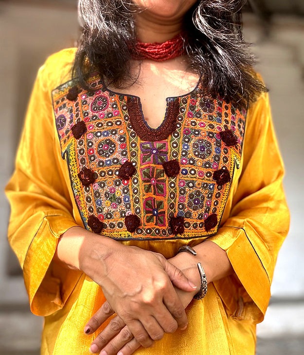 Mustard Cocktail Dress