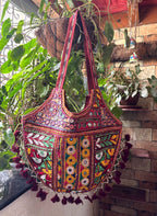 Desi Boho Patchwork Tote Bags