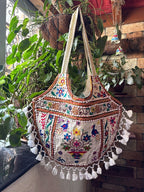 Desi Boho Patchwork Tote Bags