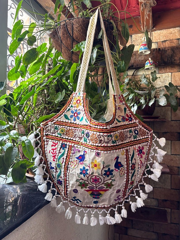Desi Boho Patchwork Tote Bags