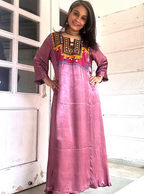 Pink and Yellow Cocktail Dress