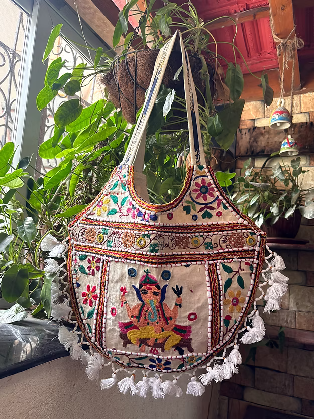 Desi Boho Patchwork Tote Bags