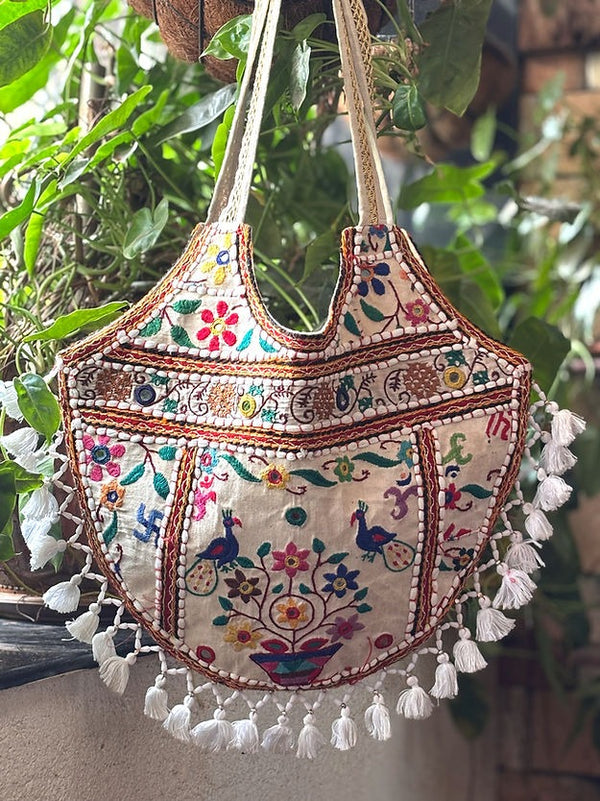 Desi Boho Patchwork Tote Bags