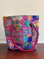Khambadiya Patchwork Tote Bags