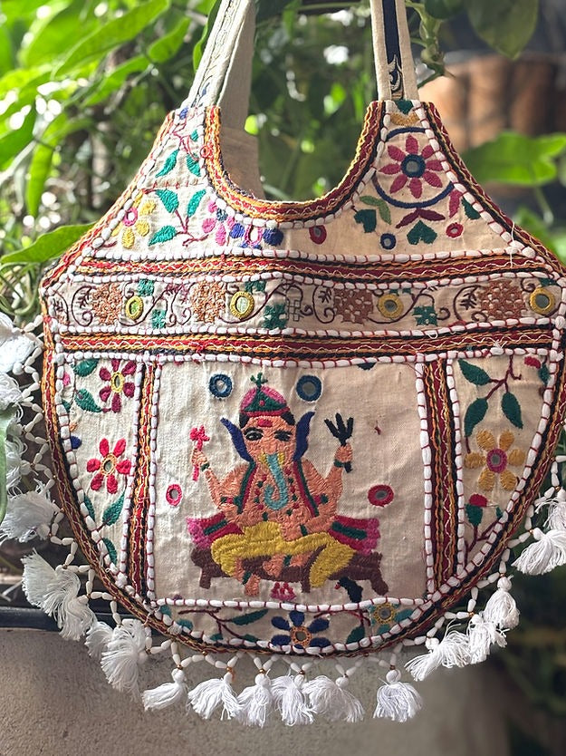 Desi Boho Patchwork Tote Bags