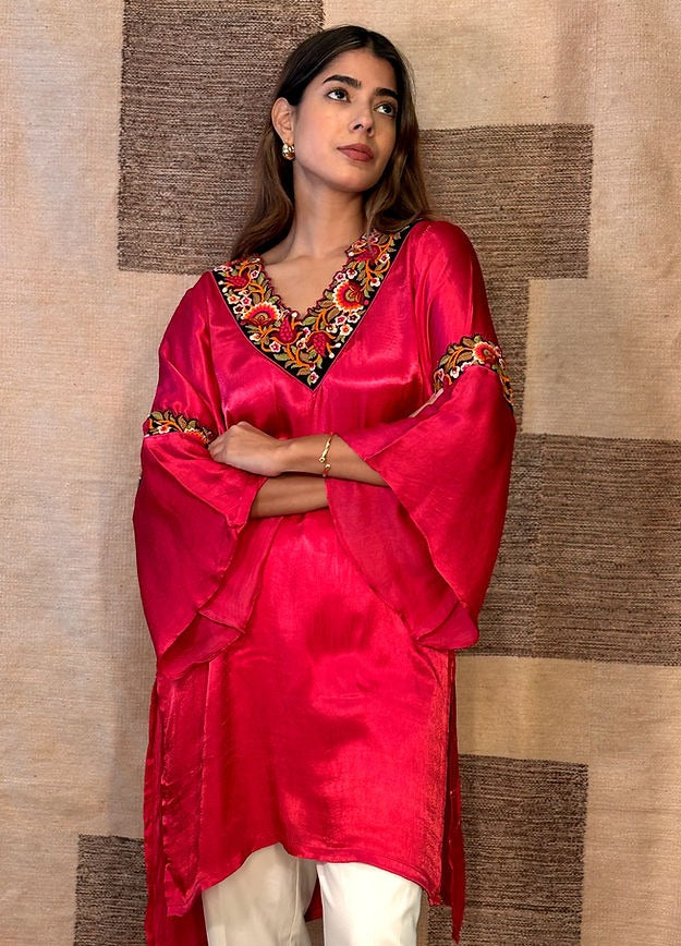 The Hot Pink Long Top