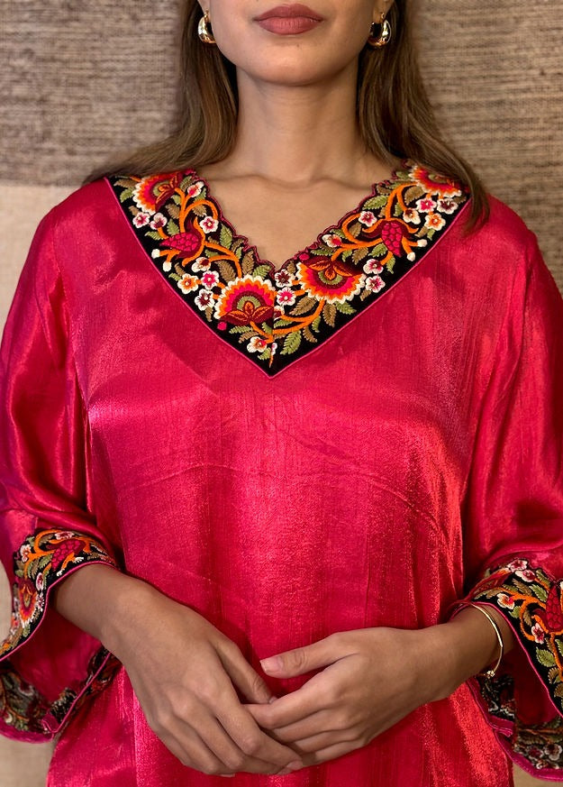 The Hot Pink Long Top