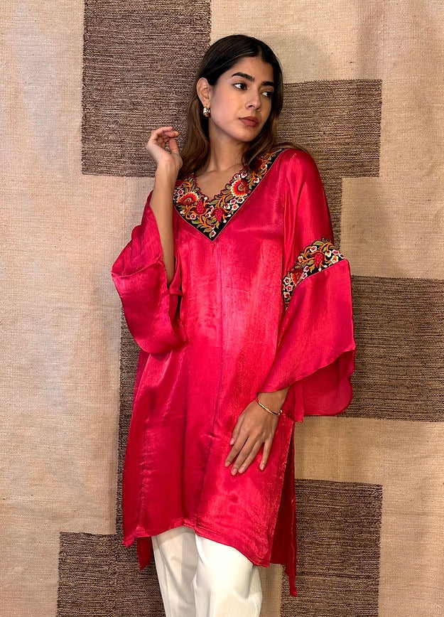 The Hot Pink Long Top