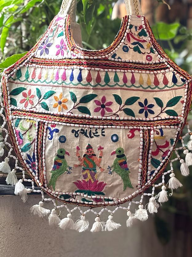 Desi Boho Patchwork Tote Bags