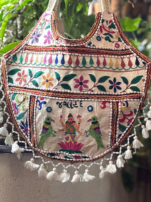 Desi Boho Patchwork Tote Bags