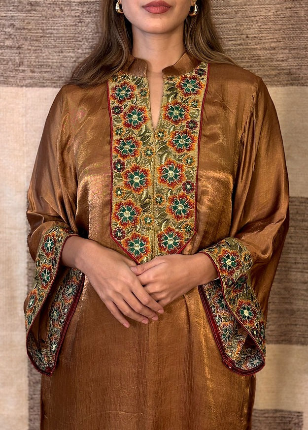 The Earthy Brown Long Top