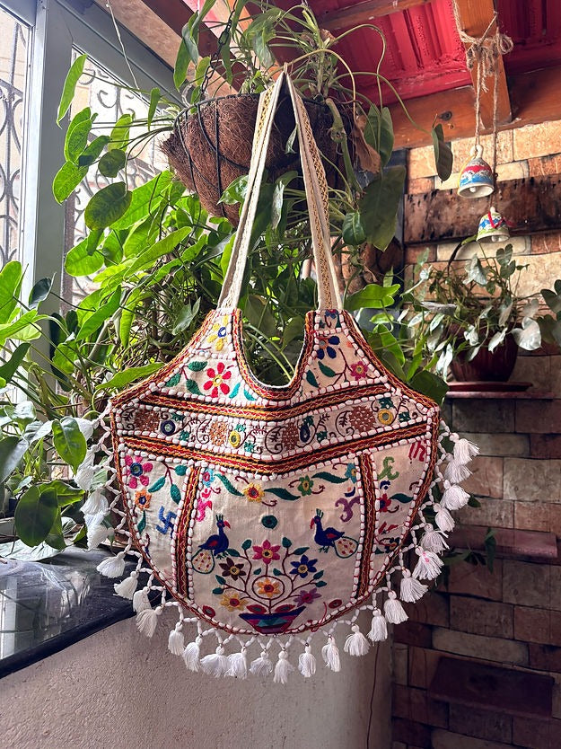 Desi Boho Patchwork Tote Bags