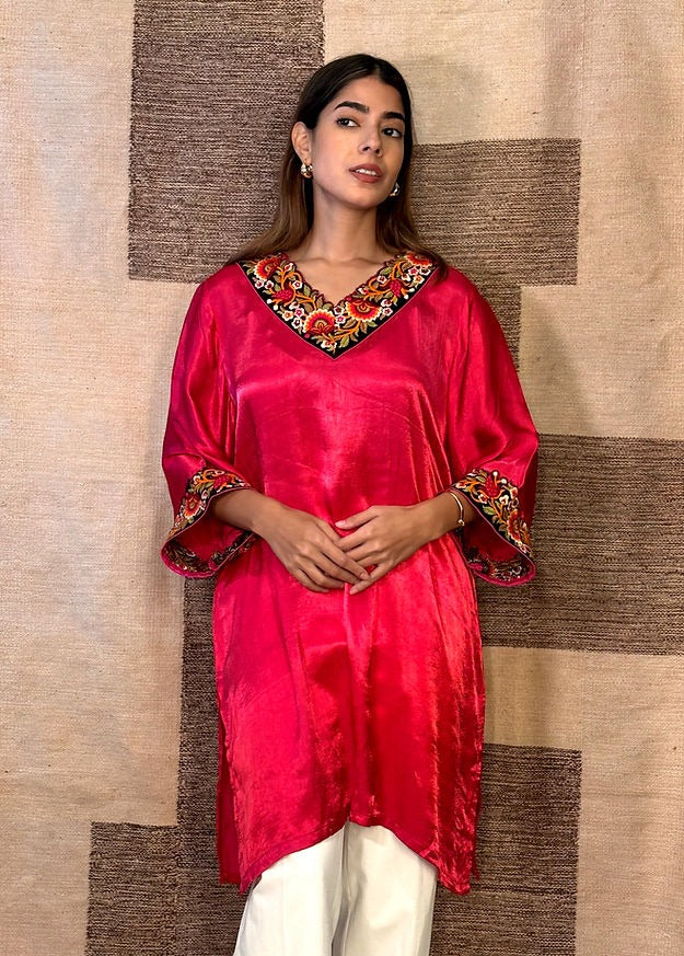 The Hot Pink Long Top