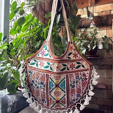 Desi Boho Patchwork Tote Bags